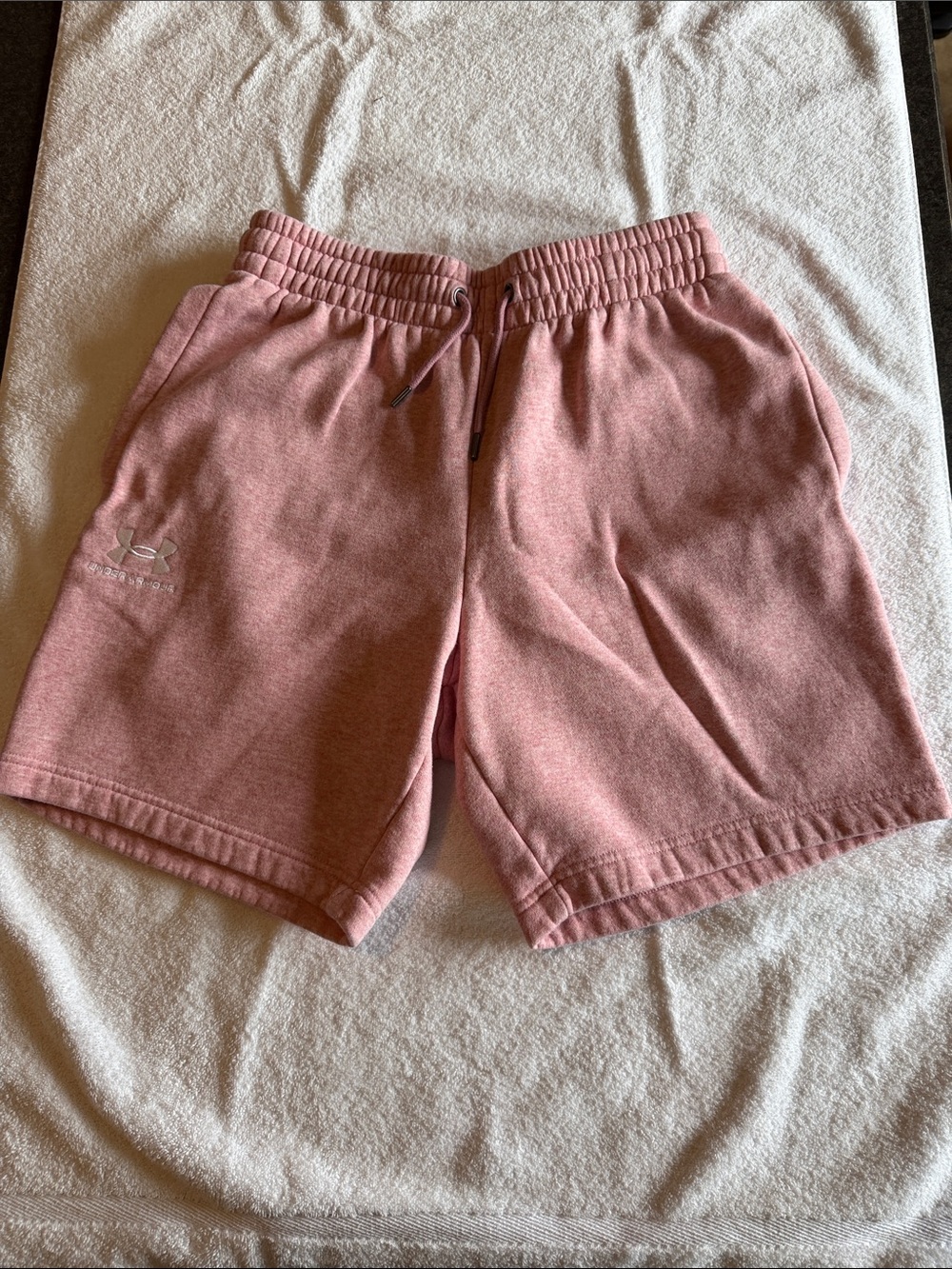 Under Armour Dusty Rose Heather Fleece Shorts